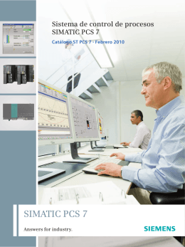 Sistema de control de procesos SIMATIC PCS 7