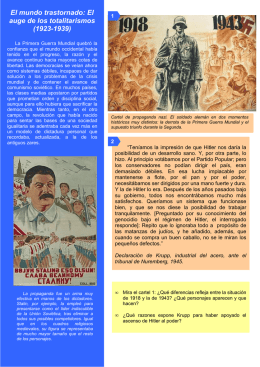 Los totalitarismos - Materiales y recursos para Historia