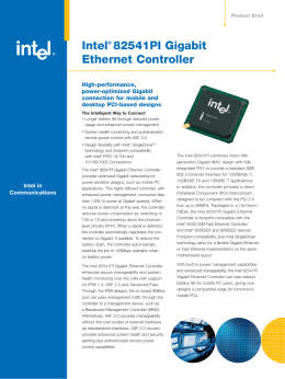 Intel® 82541PI Gigabit Ethernet Controller