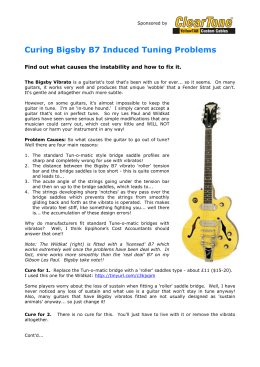 Curing Bigsby B7 Induced Tuning Problems - Award