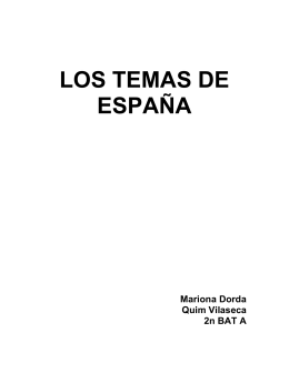 Los temas de España - Hagamos camino