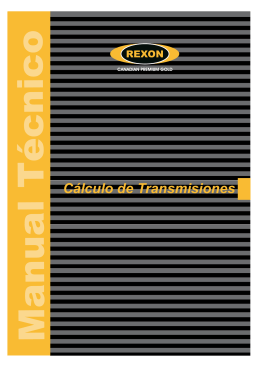 Manual Calculo de Transmisiones
