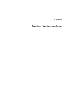 Logaritmos y funciones logarítmicas