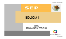 biología ii - Portal de Educación Media Superior de Tamaulipas