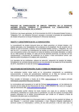 Bases de convocatoria - Administracion.gob.es