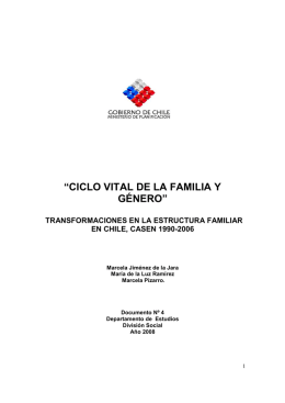 Ciclo Vital Familia - Centro UC de la familia