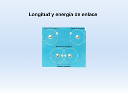 Longitud y energía de enlace