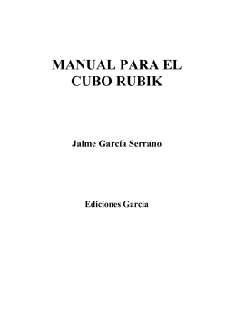manual para el cubo rubik