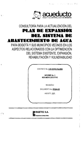 Page 1 e-s s: acueducto AGUA Y ALCANTARILLADO DE BOGOTÁ