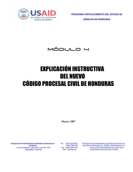 codigo procesal civil explicacion instructiva