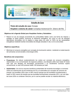 Plantilla Estudios de Caso - Red Global de Hospitales Verdes y