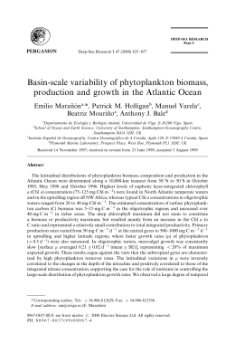 Basin-scale variability of phytoplankton biomass, production and