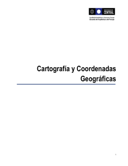Cartografía y Coordenadas Geográficas