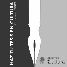Descargar pdf - Consejo Nacional de la Cultura y las Artes