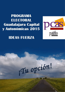 (PCAS-TC) para Guadalajara.