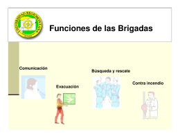 Funciones de las Brigadas (UIRIS)