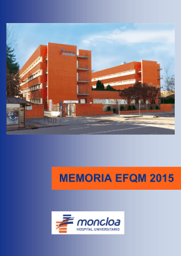 memoria efqm 2015 - Hospital Moncloa