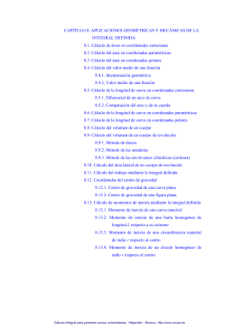 PDF Cálculo Integral para primeros cursos universitarios