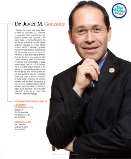 Dr. Javier M. Gonzalez - Citrus Cardiology Consultants, PA