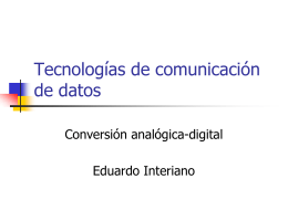 Tecnologías de comunicación de datos