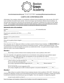 carta de confirmación - Boston Green Academy