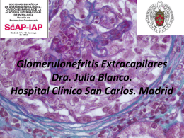 Glomerulonefritis extracapilares