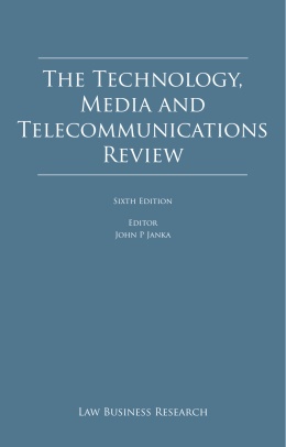 The Technology, Media and Telecommunications Review