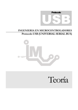 Protocolo USB (UNIVERSAL SERIAL BUS)