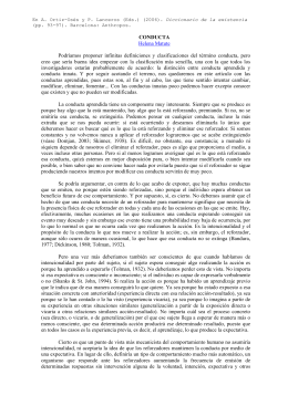 Conducta - Universidad de Deusto