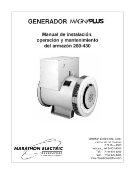 generador - Marathon Electric