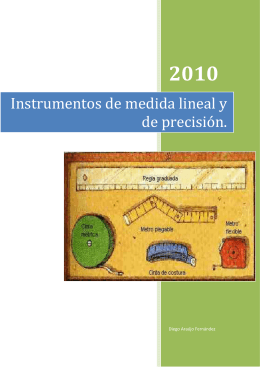 Instrumentos de medida lineal y de precisión