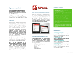 UPCAL (T) Urgencias en pediatria
