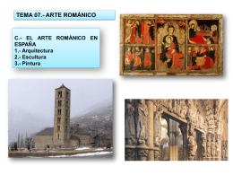 EL ROMANICO EN ESPAÑA Arquitectura escultura y Pintura Curso