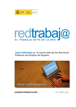 www.redtrabaja.es, la nueva web de los Servicios Públicos de