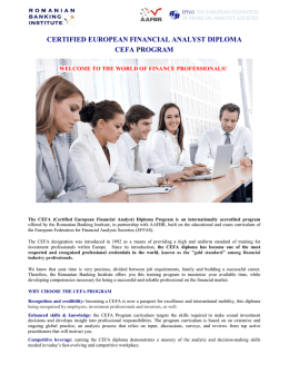 certified european financial analyst diploma cefa program