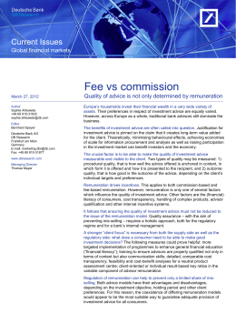 Fee vs commission: Quality of advice is not only