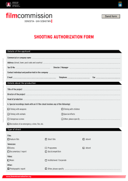 shooting authorization form