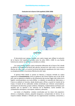 Mapas Guerra Civil española - geohistoriaymas