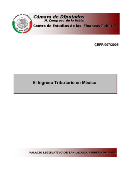 El Ingreso Tributario en México