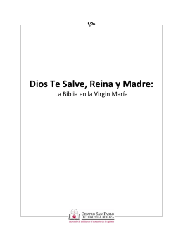 Dios Te Salve, Reina y Madre - St. Paul Center for Biblical Theology