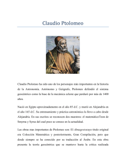 Claudio Ptolomeo
