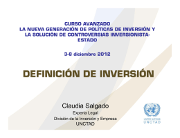 Claudia Salgado - Investment Policy Hub