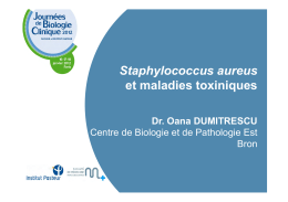 Staphylococcus aureus et maladies toxiniques