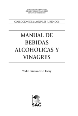 Manual de Bebidas Alcoholicas y Vinagres