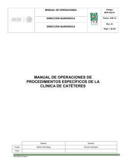 MOP-DQ-01 Manual de operaciones de procedimientos específicos