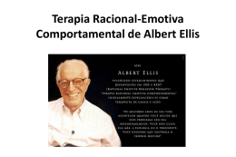 Terapia Racional-Emotiva Comportamental de Albert Ellis