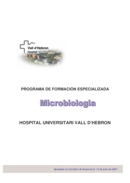 Microbiología y parasitología