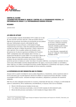 Resumen Informe MSF Contra el Olvido_jun12