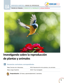 Investigando sobre la reproducción de plantas y animales