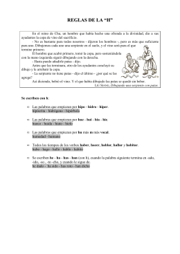 Reglas de la h - Resuelto PDF
